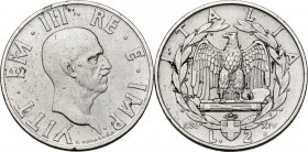 Vittorio Emanuele III (1900-1943). 2 lire 1936 A. XIV. Pag. 754; Mont. 175. NI. 29.00 mm. R. qBB.