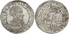 Zygmunt II August, Czworak Wilno 1568 - LI/LITVA Kolejny wyselekcjonowany czworak tego króla. 
 Piękne lustro na rewersie. 
 Odmiana z tarczami bez ...