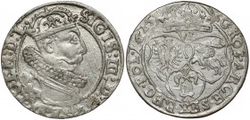 Zygmunt III Waza, Szóstak Kraków 1625 Bardzo ładny egzemplarz. 
 Odmiana z herbem Sas. Obwódka na rewersie gładka. 
Reference: Kopicki 1261
Grade: ...