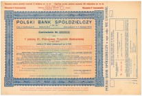 Zamówienie na 3% Premiową Pożyczkę Budowlaną 1930 - Polski Bank Spółdzielczy 

POLAND BONDS SHARES HWP POLAND POLEN