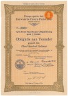 Wadowice, Stow. Misyjne Księży Pallotynów, 100 guldenów 1928 

POLAND BONDS SHARES HWP