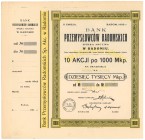 Bank Przemysłowców Radomskich, Em.2, 10x 1.000 mkp 1923 - blankiet Reference: IBAP #1426, Koziorowski 109-9, Niegrzybowski I-E-118 

POLAND BONDS SH...