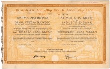 Bank Przemysł. dla Król. Galicyi i Lodomeryi, 10x 400 kr 1919 Reference: IBAP #1103, Koziorowski 112-4, Niegrzybowski I-E-42 

POLAND BONDS SHARES H...