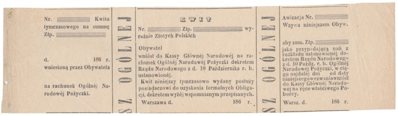 Powstanie Styczniowe, Kwit tymczasowy 1863 W okresie powstanie styczniowego nie ...