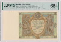 50 złotych 1929 - Ser.EM Reference: Miłczak 70c
Grade: PMG 65 EPQ 

POLAND POLEN