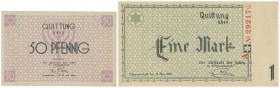 Getto 50 fenigów i 1 marka 1940 (2szt) Reference: Miłczak L1, L2b
Grade: UNC/1,1- 

POLAND POLEN POLAND POLEN GHETTO LITZMANNSTADT