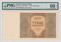 1.000 złotych 1945 - Ser.B Jeden z najładniejszych egzemplarzy jaki kiedykolwiek mieliśmy w naszej ofercie.&nbsp; Wyjątkowa, niespotykana, pełna śwież...