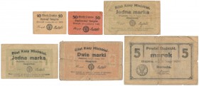 Chojnice, 10 fenigów - 5 marek 1920 (6szt) 
Grade: 5 do 4+ 

POLAND POLEN GERMANY RUSSIA NOTGELDS