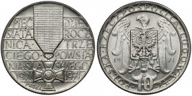 Próba NIKIEL 10 złotych 1971 Powstanie Śląskie - Medal Reference: Parchimowicz P.278a
Grade: UNC 

POLAND POLEN