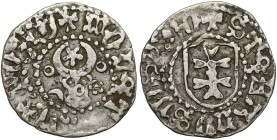 Hospodarstwo Mołdawskie, Stefan III (1457-1504), Grosz Suczawa - podwójny krzyż Bardzo rzadka pozycja. Odmiana z tarczą herbową z podwójnym krzyżem. ...