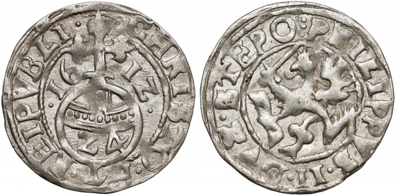 Pomorze, Filip II, Półtorak (Reichsgroschen) 1612, Szczecin Reference: Hildisch ...