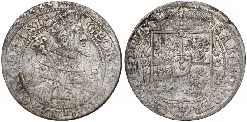 Prusy, Jerzy Wilhelm, Ort Królewiec 1626 - rzadki Naturalny, obiegowy egzemplarz...