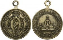 Medal Wystawa Rolniczo - Przemysłowa, Warszawa 1885 Rzadki medal wykonany na pamiątkę Wystawy Rolniczo-Przemysłowej, która odbyła się w Warszawie w 18...