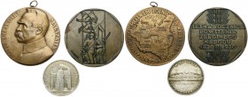 Medale Piłsudski, Powstanie Listopadowe, Odzyskanie Morza (3szt) 
Grade: VF+/XF 

POLAND POLEN MEDAILE