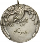 Medalik Dożynki w Spale 1927 rok (Nagalski) Na awersie medalu wygrawerowany napis 'Dożynki', na rewersie 'Spała 28.VIII.1927' Charakterystyczny styl N...