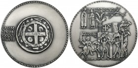 Medal SREBRO seria królewska - Kazimierz Odnowiciel (1b) Nakład 100 sztuk. Srebro, średnica 70 mm, waga 143 g Reference: Paszkowycz 45/84
Grade: UNC ...