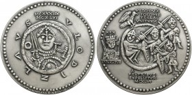 Medal SREBRO seria królewska - Władysław II Wygnaniec (3'a) Nakład 100 sztuk. Srebro, średnica 70 mm, waga 151 g Reference: Paszkowycz 64/82
Grade: U...