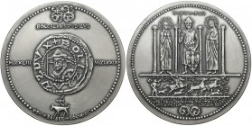 Medal SREBRO seria królewska - Bolesław V Wstydliwy (3c') Nakład 102 sztuki. Srebro, średnica 70 mm, waga 151.8 g&nbsp; Reference: Paszkowycz 162/86
...