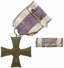 Krzyż Walecznych 1940 Krzyż Walecznych z datą '1940' wykonany we francuskiej firmie M. Delande z matrycy ze zmienioną datą (zamiast 1920, rok 1940).&n...