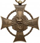 Krzyż Zasługi Wojsk Litwy Środkowej - Numerowany - Oryginał Krzyż Wojsk Litwy Środkowej wykonany w okresie międzywojennym we francuskiej firmie M. Del...