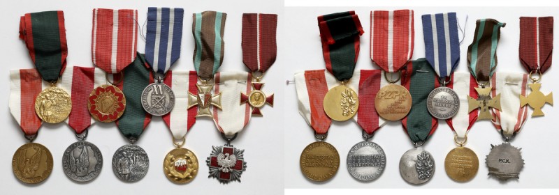 PRL zestaw medali i odznaczań (10szt) 

ORDERS DECORATIONS BADGES POLEN POLAND...