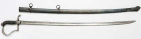 Austria, szabla oficera piechoty model 1837 Wymiary:&nbsp; długość całkowita (bez pochwy) 98 cm długość głowni 84.5 cm długość pochwy 86.5 cm 


SA...