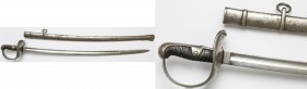 Szwajcarska szabla kawaleryjska model 1867 Wymiary:&nbsp; długość głowni 87 cm
 długość całkowita (bez pochwy) 103 cm długość pochwy 90 cm 


SABE...