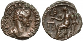 Aleksandria, Klaudiusz II Gocki (268-270 n.e.) Tetradrachma bilonowa Moneta datowana na 2 rok panowania - 269/270 n.e. Awers: Popiersie cesarza w wień...