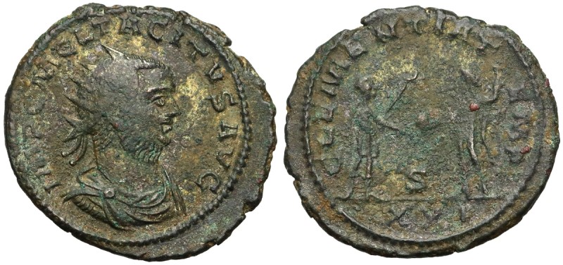 Tacyt (275-276 n.e.) Antoninian Awers: Popiersie cesarza w koronie promienistej,...