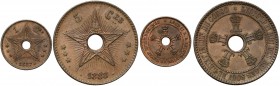 Kongo, Leopold II, 5 Centimes i 1 Centime - Zestaw (2szt) 
Grade: XF 

WORLD COINS - AFRICA