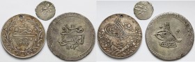 Islam, zestaw monet, w tym Egipt, Imperium Ottomańskie (3szt) 
Grade: F/VF+ 

WORLD COINS - ASIA SASSANIDEN UMAYYADEN