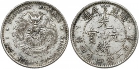 Chiny, Fukien, 20 centów 1896-1908 Reference: Krause Y# 104
Grade: VF 

WORLD COINS - ASIA CHINA
