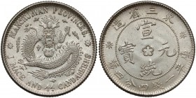Chiny, Mandżuria, 20 centów 1911-1915 Reference: Krause Y# 213
Grade: XF+/AU 

WORLD COINS - ASIA CHINA