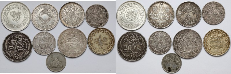 Middle East, Set of coins (9pcs) W skład zestawu wchodzi 9 różnych monet z teren...