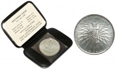 Izrael, 10 lir 1967 - Moneta zwycięstwa - SREBRO Srebro .936, średnica 37,0 mm, waga 26 g. (katalogowa) Moneta w oryginalnym etui emisyjnym.&nbsp; 
G...