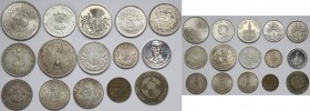 Azja, zestaw srebrnych monet MIX (15szt) 
Grade: VF+/UNC 

WORLD COINS - ASIA