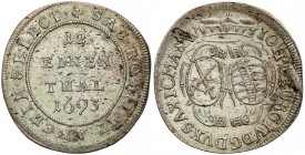 Sachsen, Johann Georg IV., 1/12 Taler 1693
Saksonia, Jan Jerzy IV, 1/12 talara 1693 
Grade: XF+ 

WORLD COINS - GERMANY