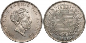 Sachsen, Anton, Taler 1836-G
Saksonia, Antoni Wettyn, Talar 1836 G Reference: A.K.S. 66
Grade: XF 

WORLD COINS - GERMANY