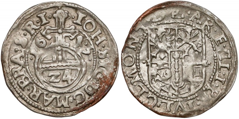 Brandenburg-Preussen, Johann Sigismund, 1/24 Taler 1613 
Grade: XF 

WORLD CO...