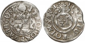 Corvey, Abtei, Dietrich von Beringhausen, 1/24 Taler 1613 
Grade: VF+ 

WORLD COINS - GERMANY
