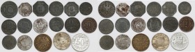 Deutschland, Notgeld und Kriegsgeld (17 Stücke)
Niemcy, zestaw monet zastępczych - Kriegsgeld (17szt) 
Grade: VF-UNC 

WORLD COINS - GERMANY