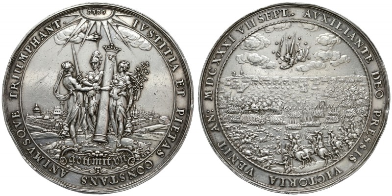 Sachsen, Medaille Schlacht bei Breitenfeld 1631 (Dadler)
Saksonia, Medal Bitwa ...