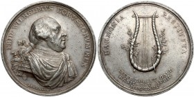 Preussen, Friedrich Wilhelm II, Medaille 1795 - Friede von Basel
Prusy, Fryderyk Wilhelm II, Medal 1795 - Pokój w Bazylei Sygnowany ARBAMSON.
 Srebr...
