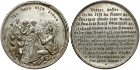 Deutschland, Taufmedaille - XIX Jahrhundert
Niemcy, Medalik religijny, XIX wiek - Ihr Sollt also Beten Srebro, średnica 26,5 mm, waga 4,65 g.&nbsp; ...