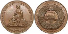 Deutschland, Berlin, Medaille 1844 - Ausstellung deutsche Gewerbserzeugnisse
Niemcy, Berlin, Medal 1844 - Wystawa Rzemieślnicza Sygnowany LORENZ F / ...