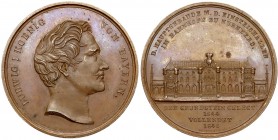 Deutschland, Ludwig I, Bayern, Bahnhoff zu Nürnberg 1846
Niemcy, Ludwik I, Bawaria, Medal za ukończenie Dworca Głównego 1846 Sygnowany DRENTWETT F. ...