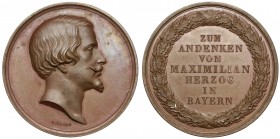 Deutschland, Medaille - Zum Andenken von Maximilian Herzog in Bayern
Niemcy, Medal - Ku pamięci Maksymiliana Herzoga w Bawarii Brąz, średnica 41,1 mm...