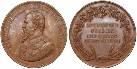 Deutschland, Bayern, Medaille 1909 - Gersten- und Hopfen Ausstellung
Niemcy, Bawaria, Medal 1909 - Wystawa jęczmienia i chmielu bawarskiego Brąz, śre...