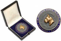 Deutschland, Medaille für deutsche Boxer - Leipzig 1935
Niemcy, Medal dla Bokserów Niemieckich - Lipsk 1935 Medal w oryginalnym pudełku Gebaue.&nbsp;...