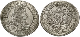 Österreich, Leopold I., 3 Kreuzer 1665, Wien
Austria, Leopold I, 3 krajcary 1665, Wiedeń - piękne 
Grade: XF 

WORLD COINS - AUSTRIA